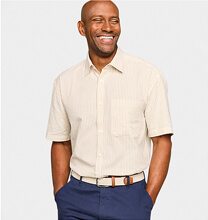 Pegasus Short Sleeve Seersucker Shirt - MF646
